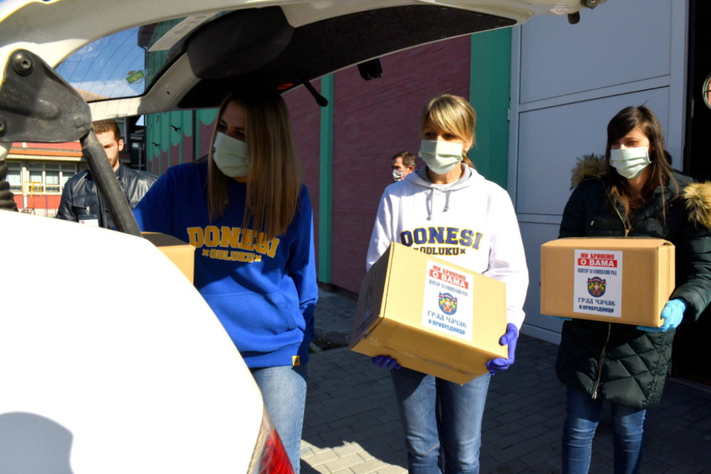 Čačak podela paketa