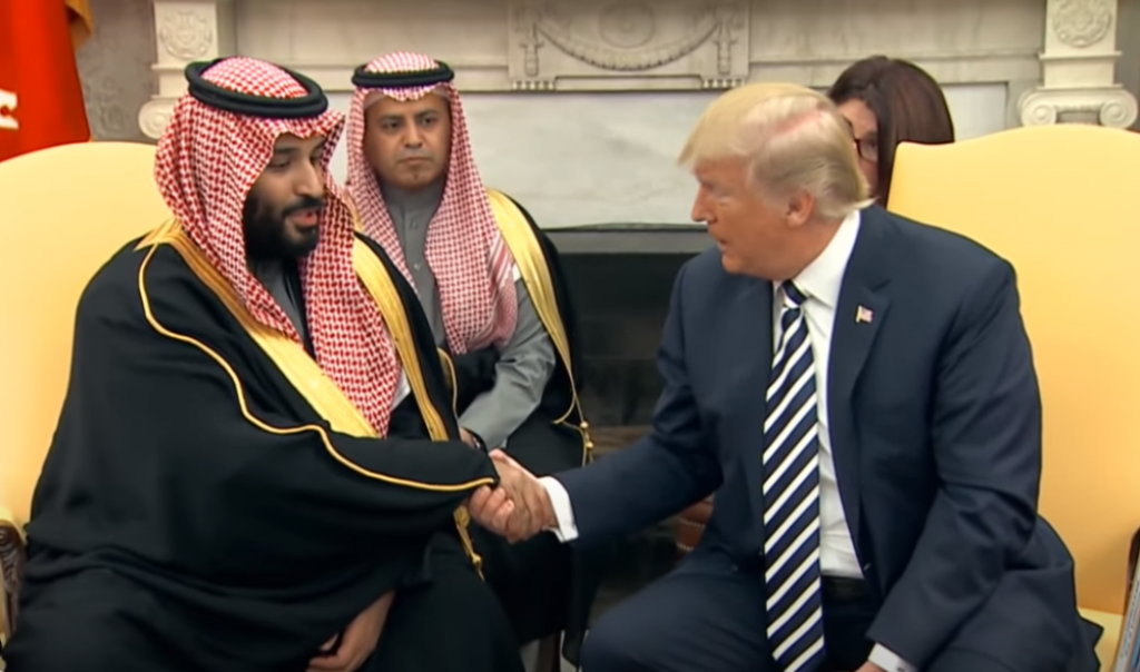 Princ Muhamed bin Salman Donald Tramp