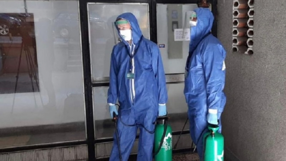 Dezinfekcija u Đuke Dinića