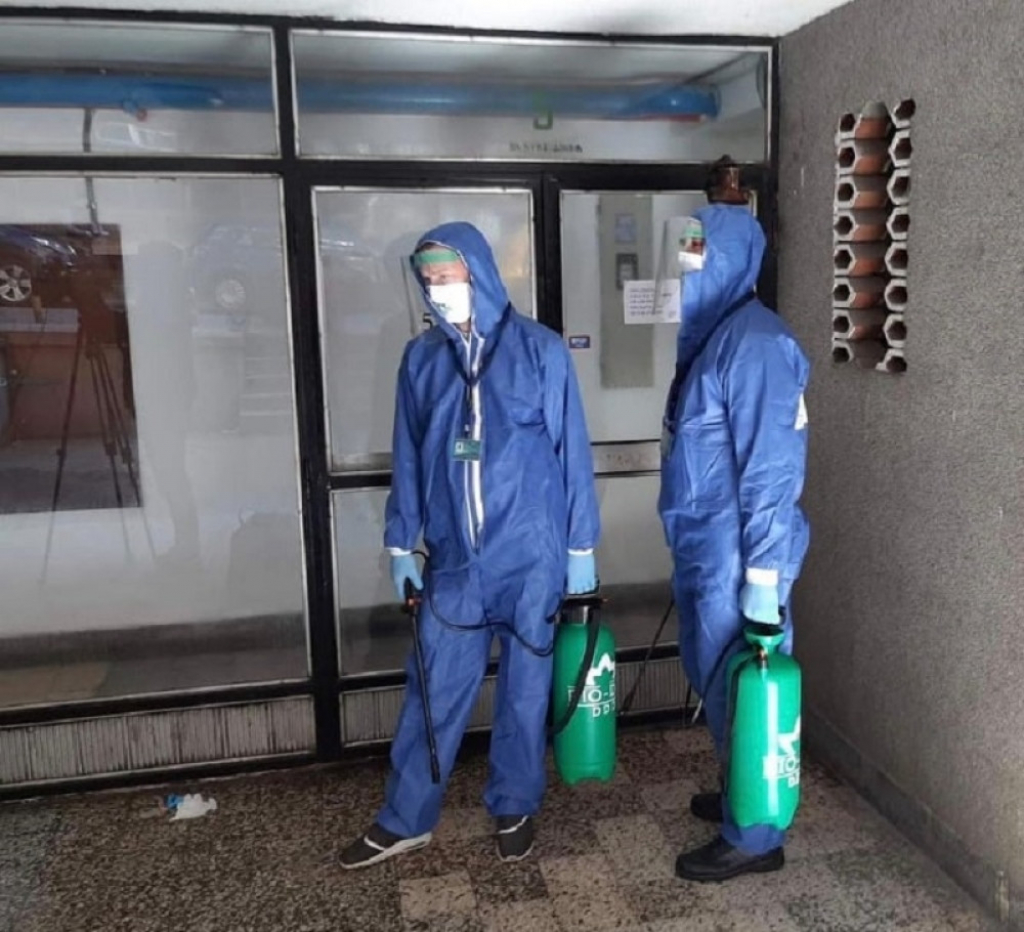 Dezinfekcija u Đuke Dinića