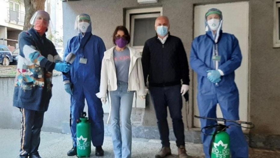 Dezinfekcija u Đuke Dinića