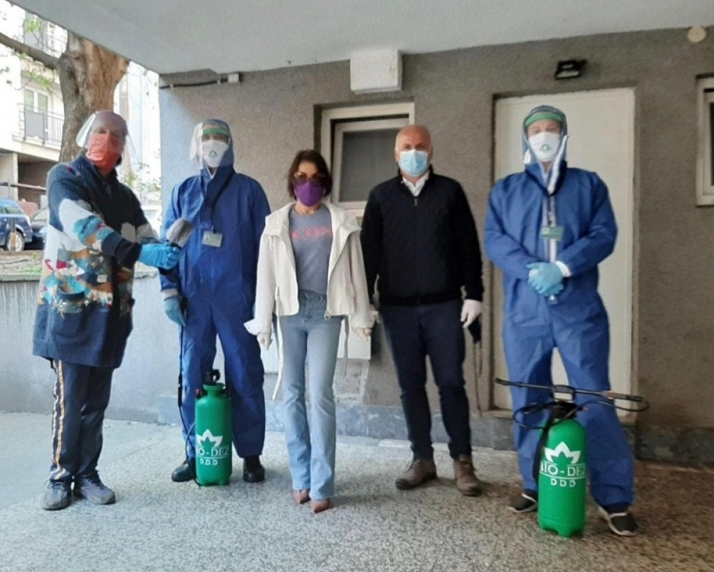 Dezinfekcija u Đuke Dinića