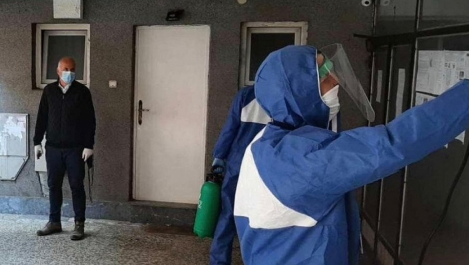 Dezinfekcija u Đuke Dinića