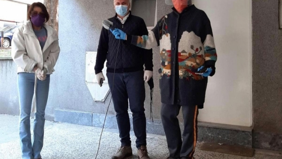 Dezinfekcija u Đuke Dinića