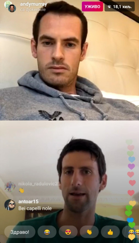 Novak Đoković i Endi Marej 