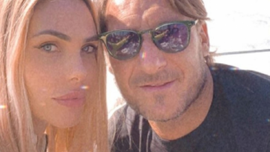 Frančesko Toti i supruga Ilari Blasi