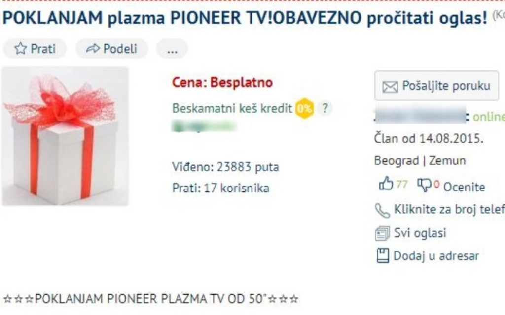 Oglas koji je oduševio naciju