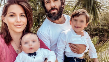 Seka Aleksić sa porodicom