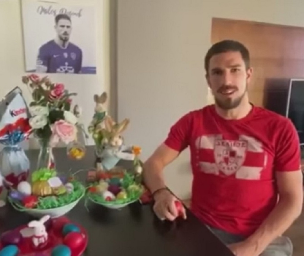 Fudbaleri Zvezde uskrs