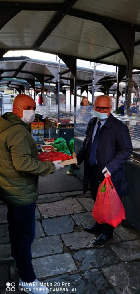 Goran Vesić na Kalenić Pijaci
