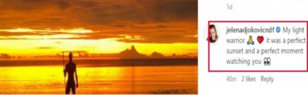 Jelena Đoković komentar