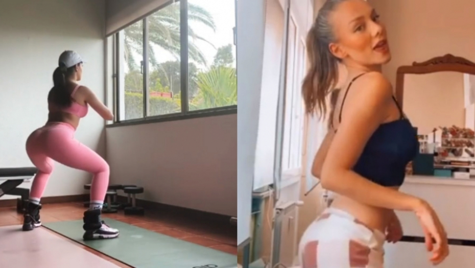 Georgina Rodrigez i  Ester Exposito