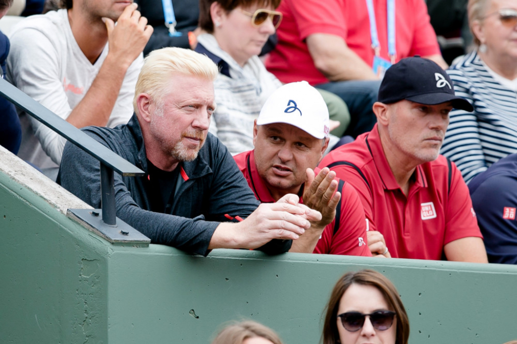 Boris Beker, Marijan Vajda i Gebhard Grič