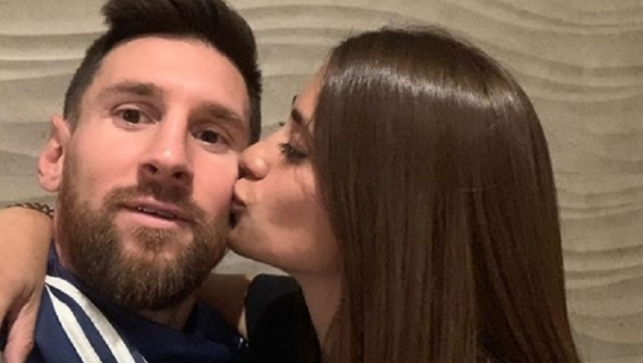 Lionel Mesi i Antonela Rokuco
