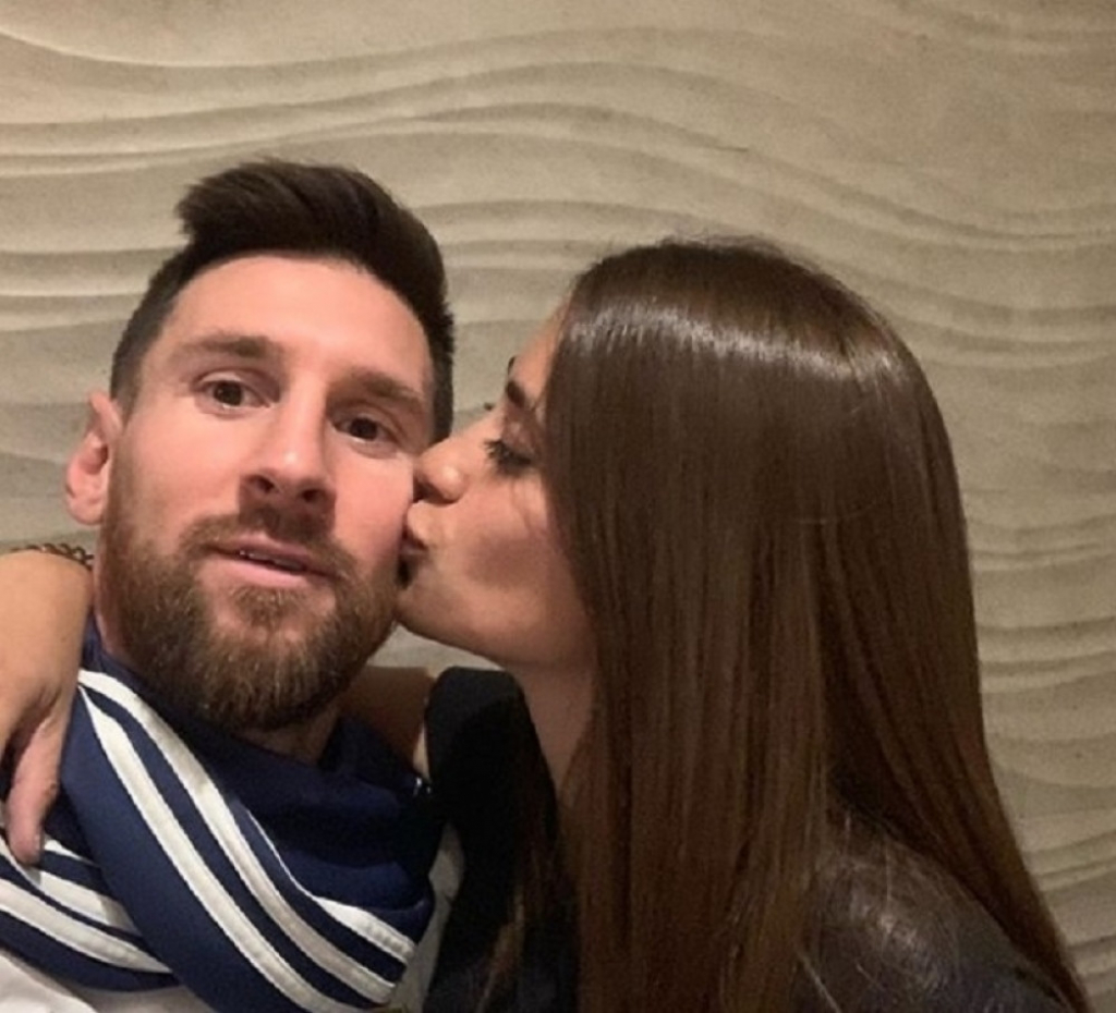 Lionel Mesi i Antonela Rokuco