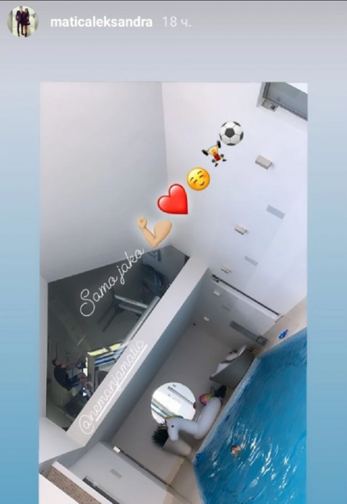 Nemanja Matić trenira kod kuće