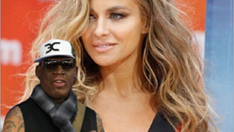 Karmen Elektra i Denis Rodman