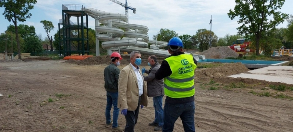 Bogdan Laban, obilazak Akva parka u Subotici