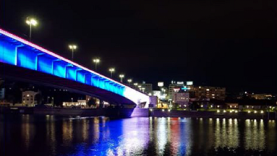 Beograd u bojama zastave Izraela