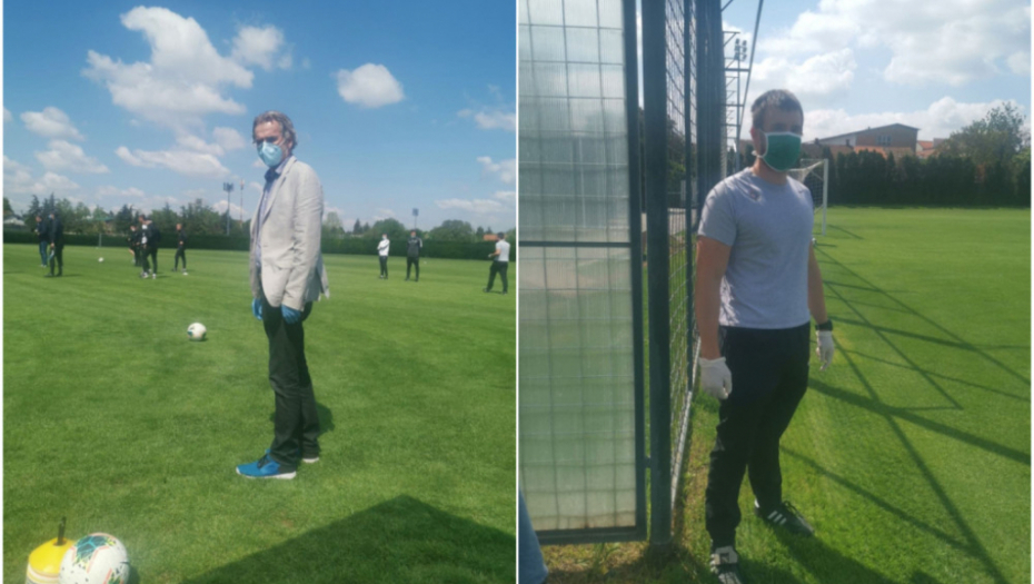 trening fudbalera Partizana