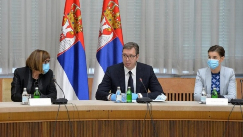 Maja Gojković, Aleksandar Vučić, Ana Brnabić