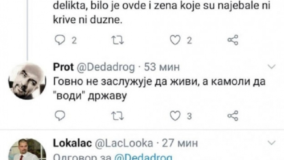 Pretnje smrću predsedniku Vučiću