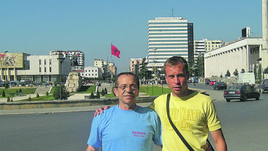 Aleksandar Srećković sa ocem