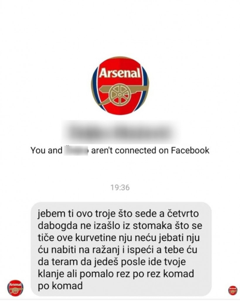 Pretnje Vladimiru Đukanović na Fejsbuku