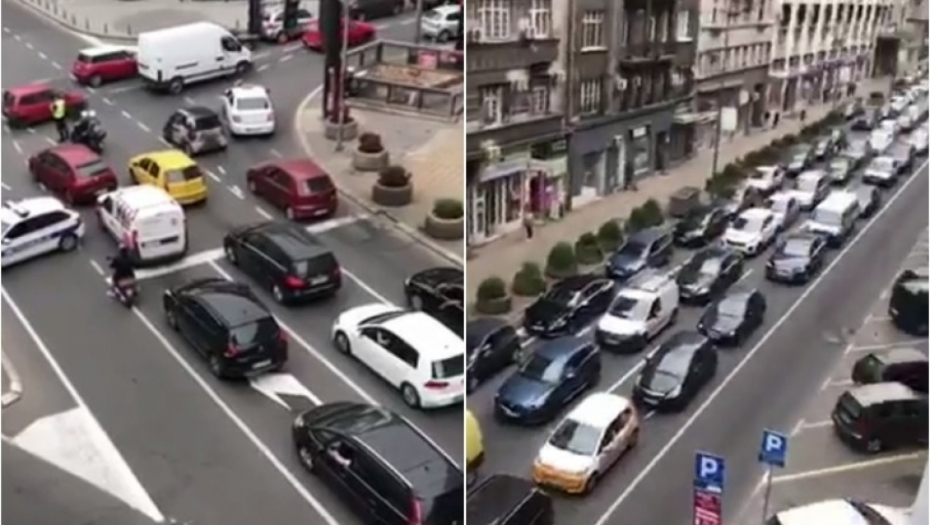 Gužva u centru Beograda