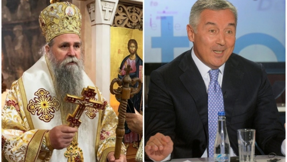 Vladika Joanikije, Milo Đukanović