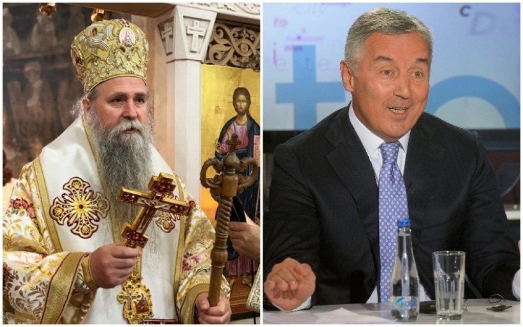 Vladika Joanikije, Milo Đukanović