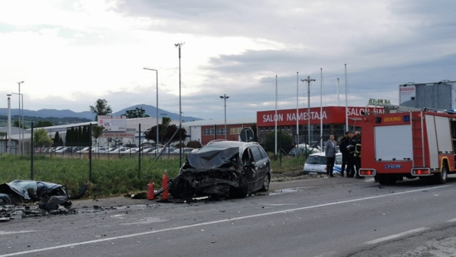 Težak udes na Ibarskoj magistrali
