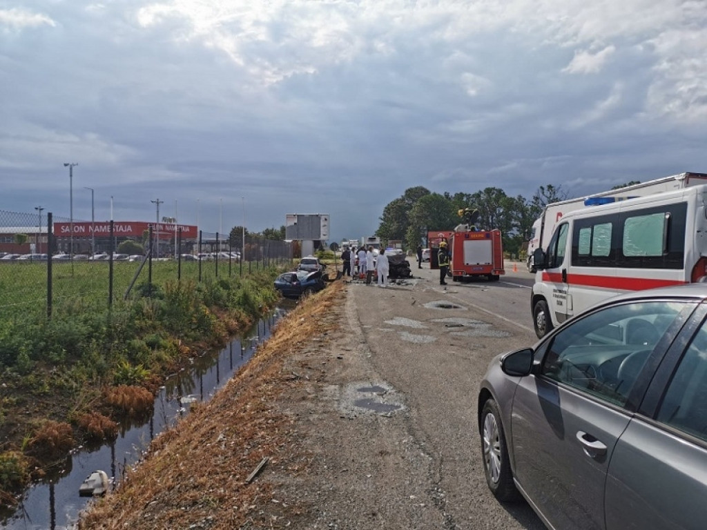 Težak udes na Ibarskoj magistrali