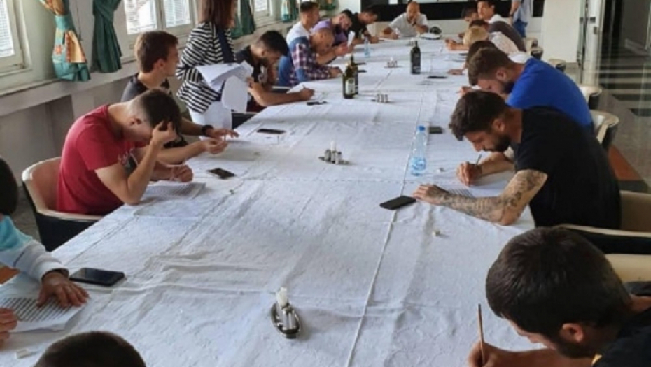 Fudbaleri Partizana rade testove