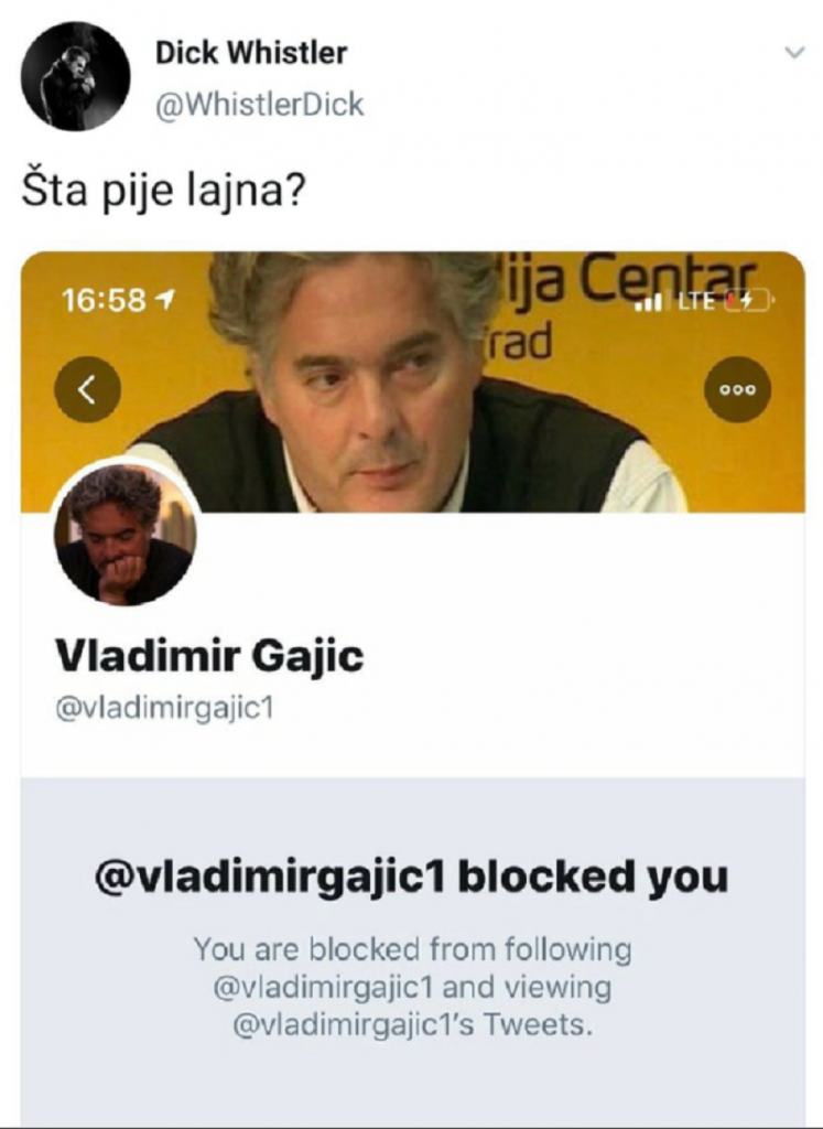 Sukob Gajića i Trifunovića na Tviteru