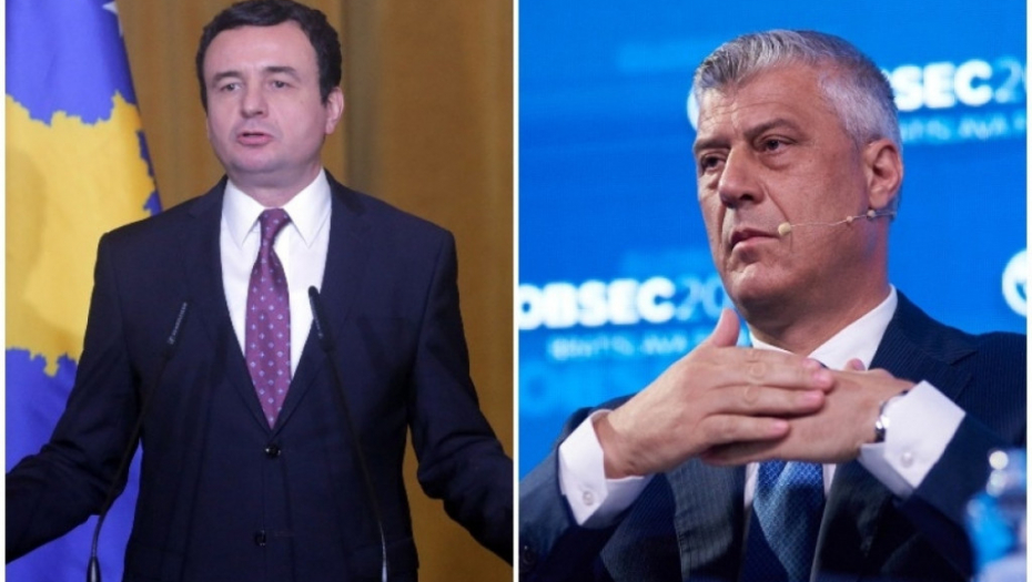 Aljbin Kurti, Hašim Tači