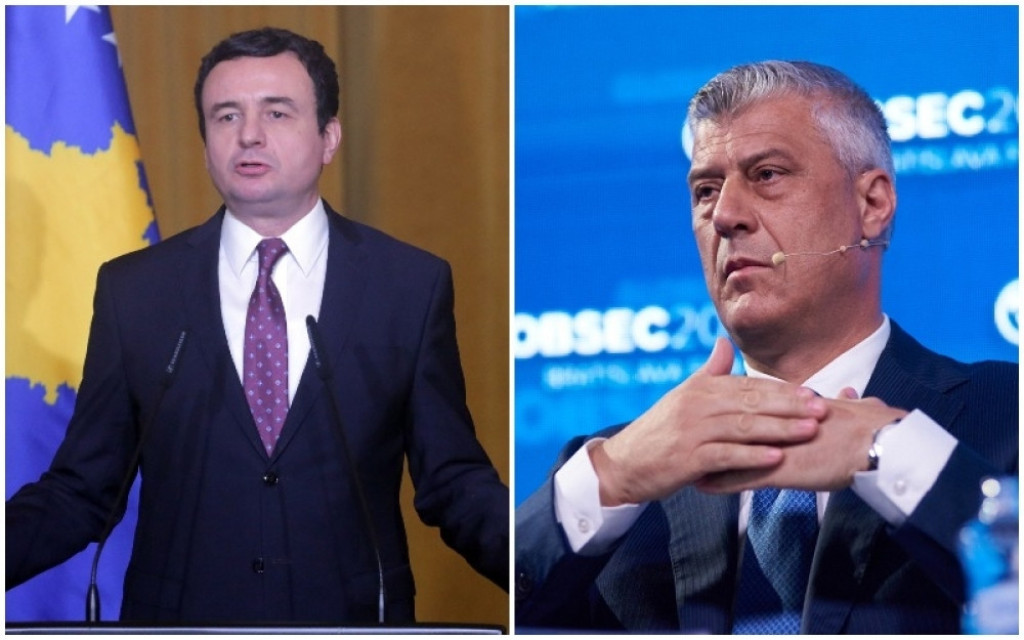 Aljbin Kurti, Hašim Tači