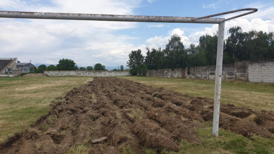 Oranice na fudbalskom terenu