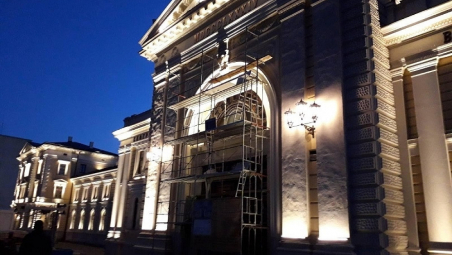 Rasveta na zgradi bivše Železničke stanice