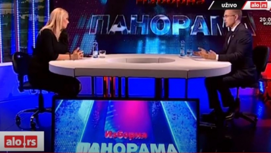 Nebojša Stefanović, emisija Panorama 