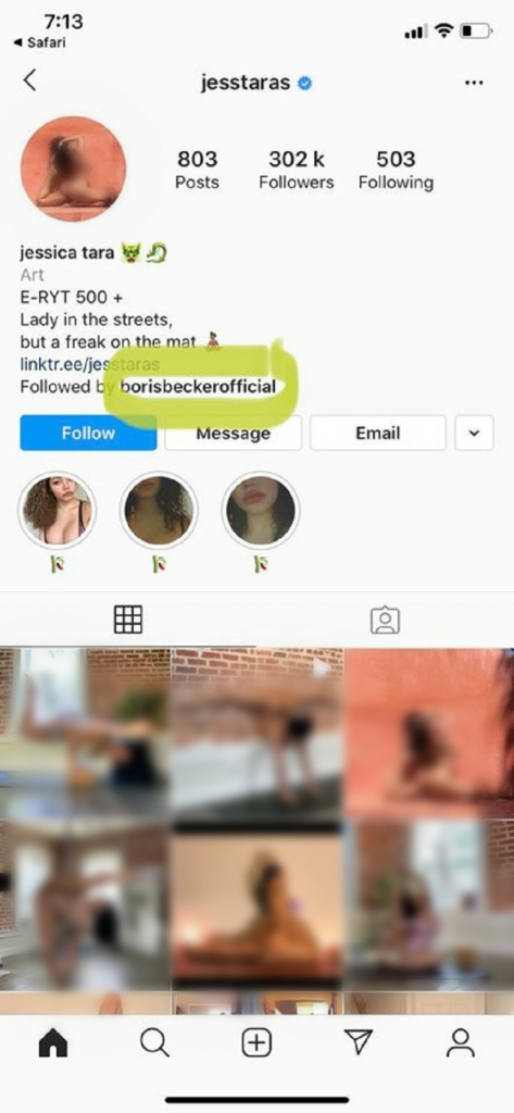 Boris Beker i Džesika Tara