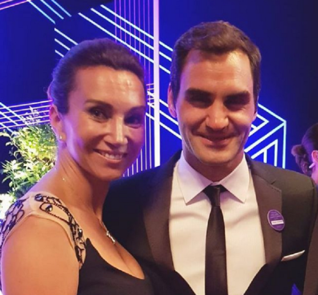 Iva Majoli i Rodžer Federer