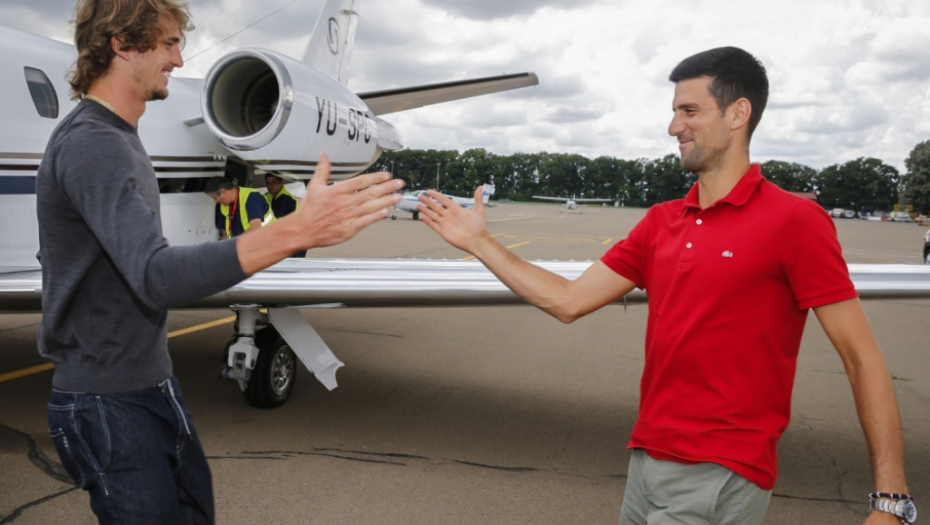 Novak Đoković, Aleksandar Zvever, Dominik Tim