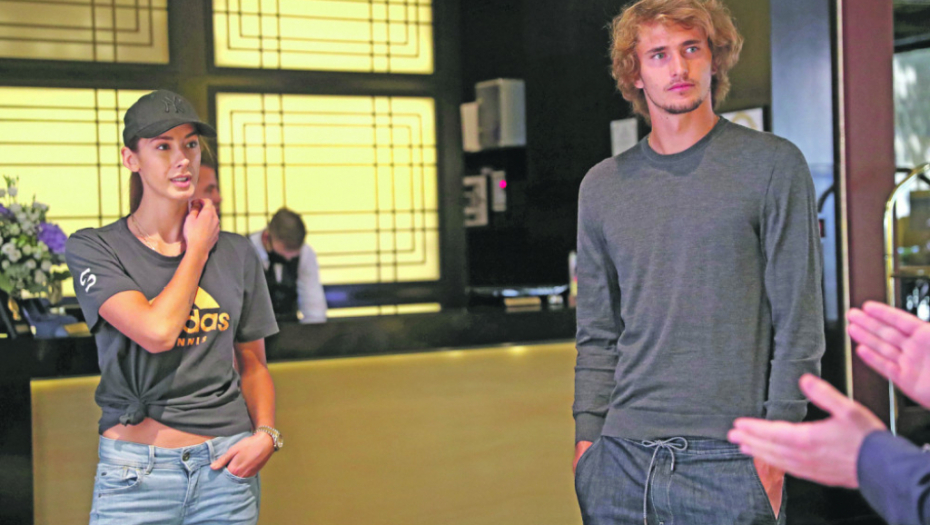 Aleksander Zverev sa devojkom Brendom u Beogradu