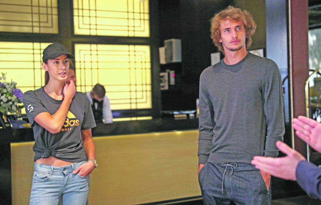 Aleksander Zverev sa devojkom Brendom u Beogradu