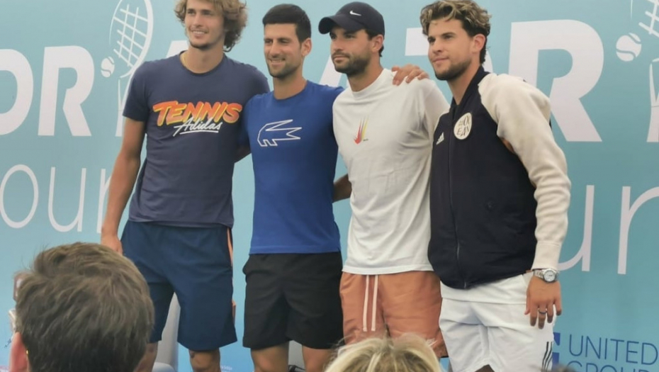 Zverev, Đoković, Dimitrov, Tim