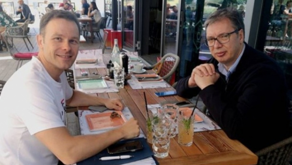 Siniša Mali i Aleksandar Vućić