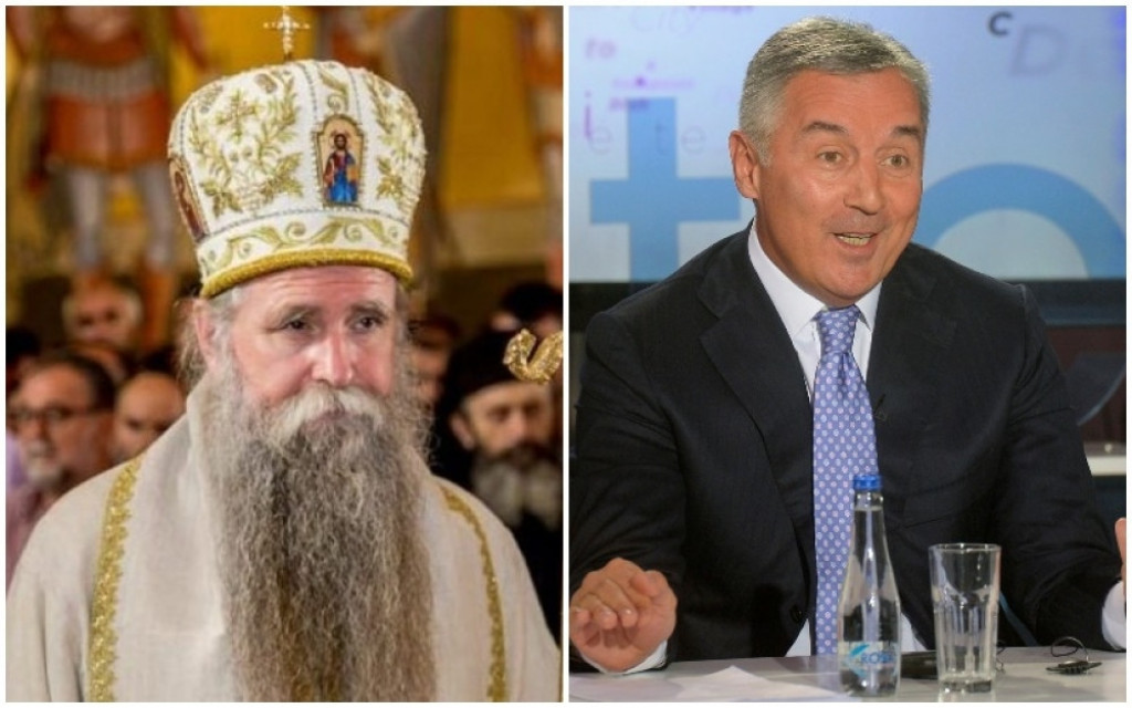 Episkop Joanikije, Milo Đukanović