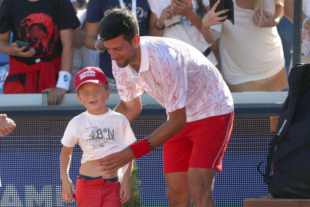 Stefan i Novak Đoković