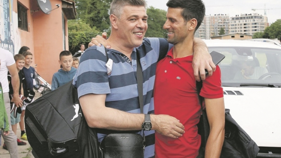 Savo Milošević i Novak Đoković